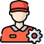Skilled technician providing detailing service